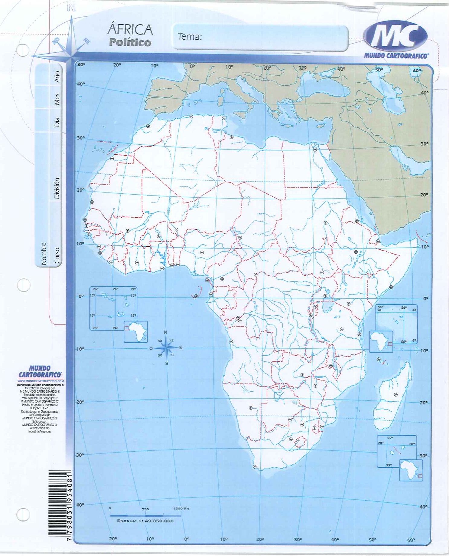 Mapa N De Africa Politico Casa De Andres