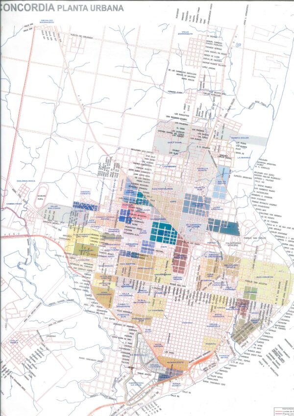 Mapa Nº3 Del Plano De Concordia